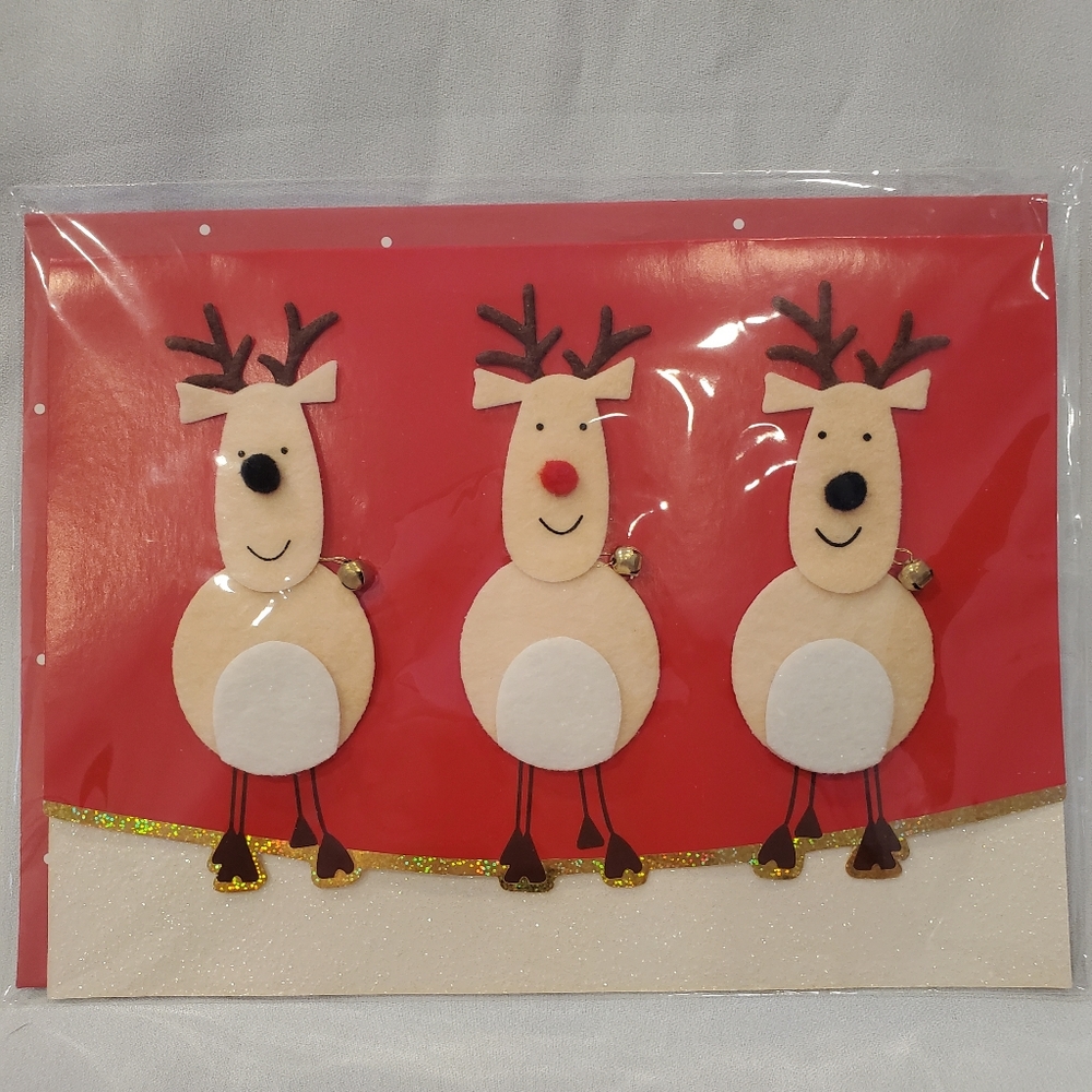 NWT embellished Christmas card